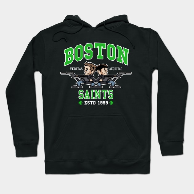 Boston Saints Hoodie by GoodIdeaRyan